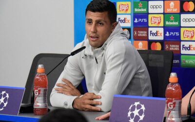 Manchester City midfielder Rodri discusses transfer rumours linking him with Real Madrid.