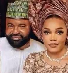 Nigerian actor Akin Olaiya and wife Nafisat amid divorce controversy