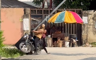 Nollywood actress Omeche Oko injured after motorcycle accident during filming