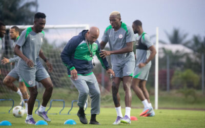 Super Eagles coach Eric Chelle speaking ahead of Nigeria's international friendly against Poland