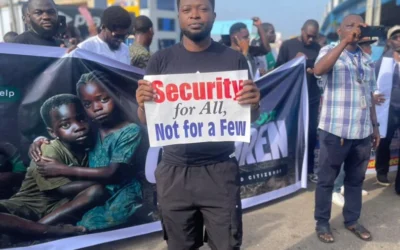 Protesters in Ibadan demand the release of abducted pupils and teachers in Oyo State.