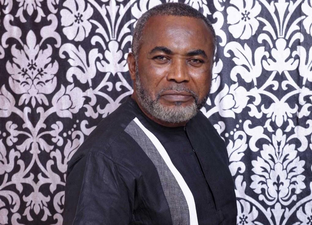 Veteran Nollywood actor Zack Orji addressing supporters at a pro-Tinubu rally in Abuja