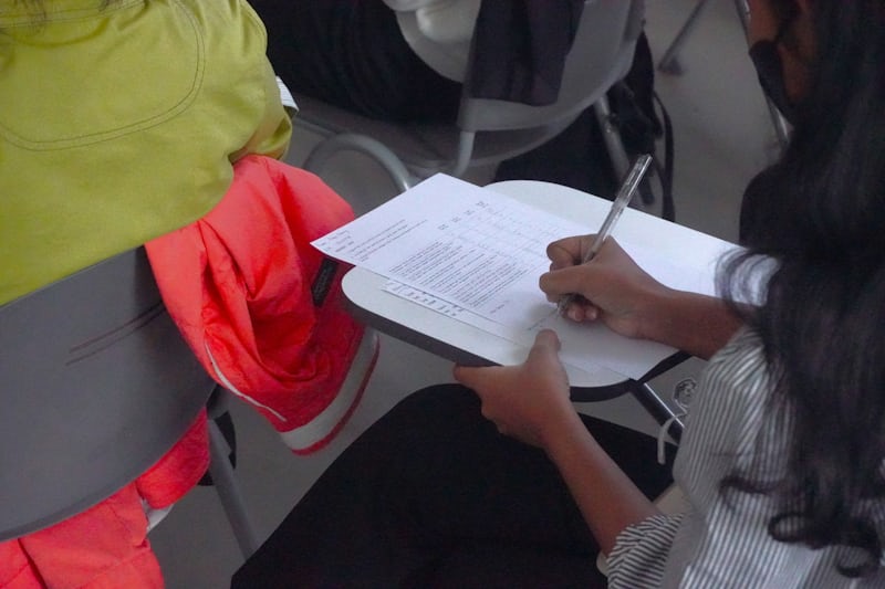 Candidates writing the 2026 NECO National Common Entrance Examination in Nigeria